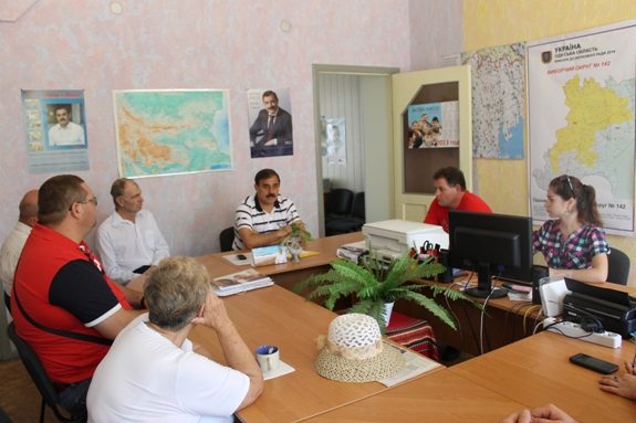встреча Антона Киссе с партийным активом, Арцизский район