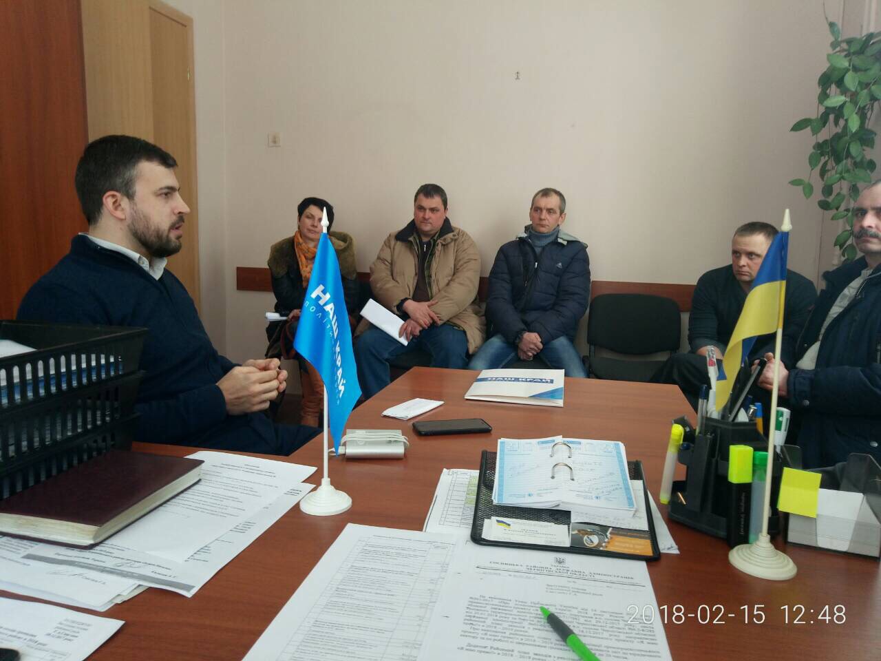 15.02.2018 - «Наш край» в Сосницкой ОТГ работает над улучшением благоустройства громады