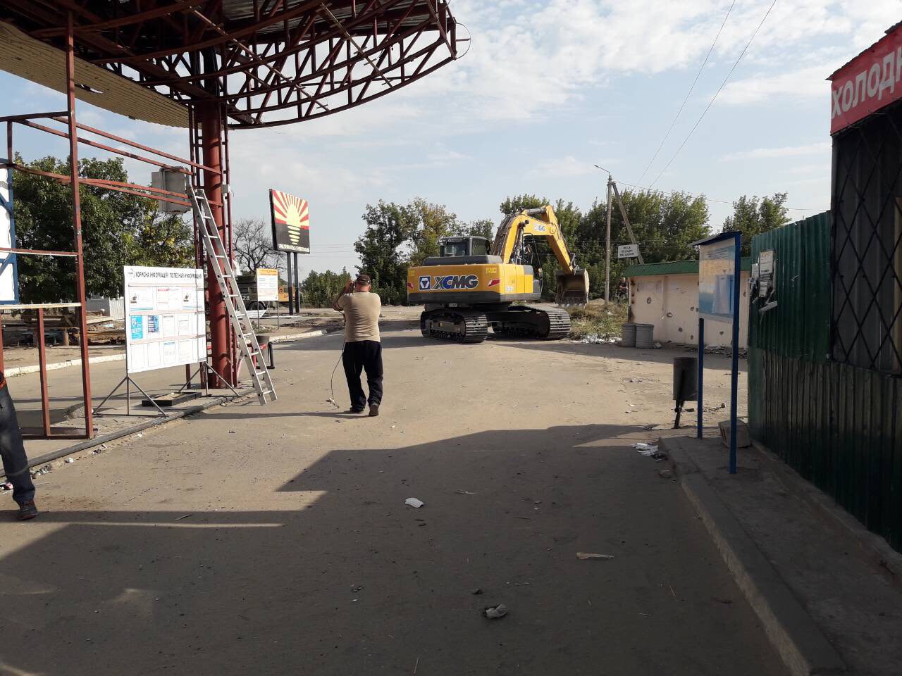2018 09 07 17.12.41 - "Наш край" добился ремонта на КПП в Станице - Луганской