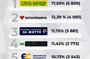 rezultaty vyboriv 306x200 - От «Нашего края» в местные советы Черниговщины избрали более 300 депутатов