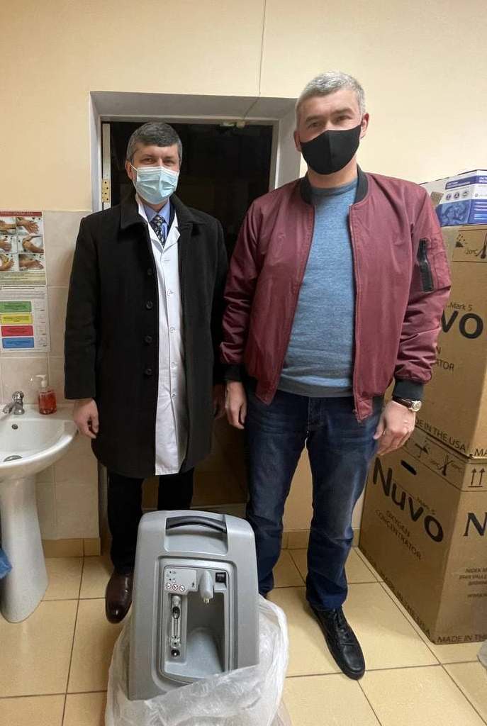 nosivka kysen - Депутаты-предприниматели приобрели кислородные концентраторы для Носовской больницы