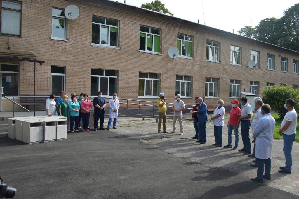 22 06 novost likarnya - На Київщині «Наш край» передав допомогу Кагарлицькій лікарні