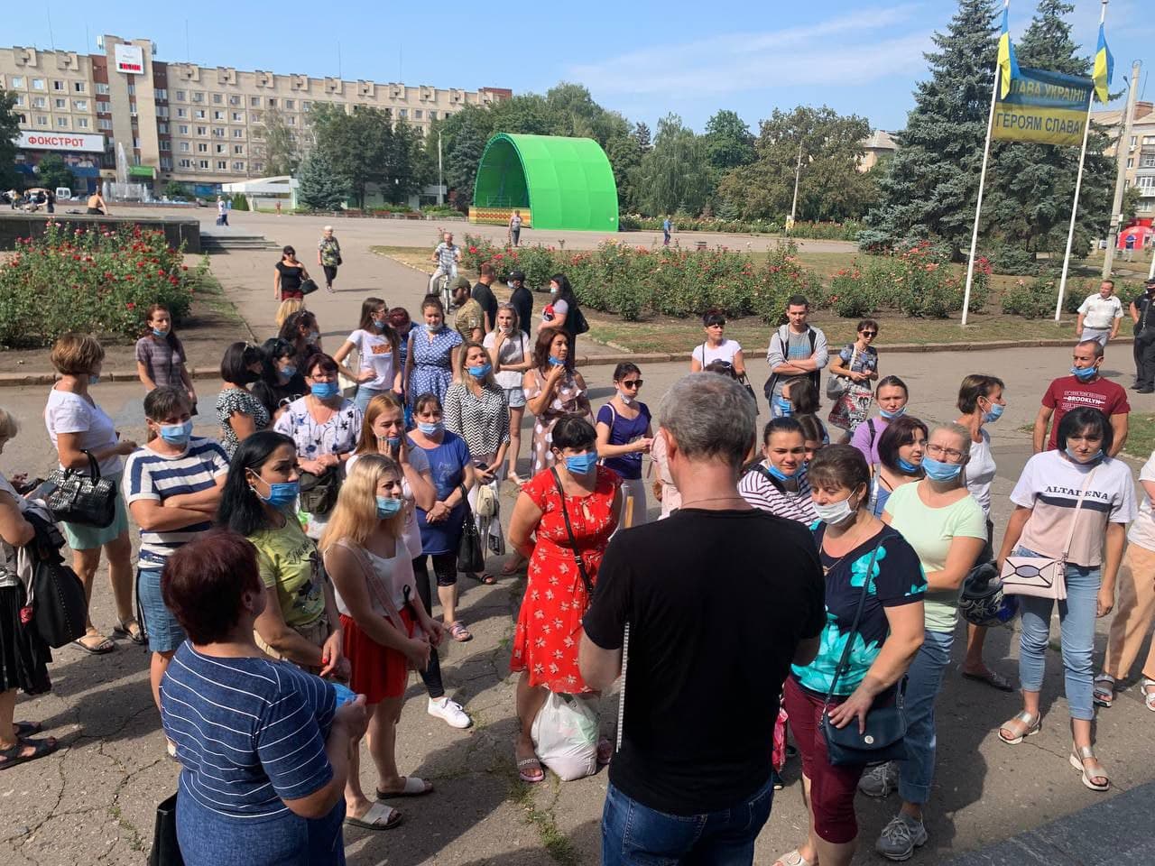 17 08 slavyansk - «Наш край» поддержал протесты медиков в Славянске