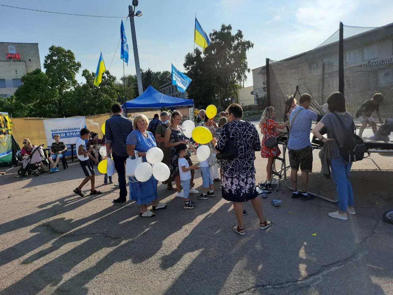 25 08 kyevshhyna - «Наш край» Киевщины отметил День Флага и 30-летие Независимости Украины