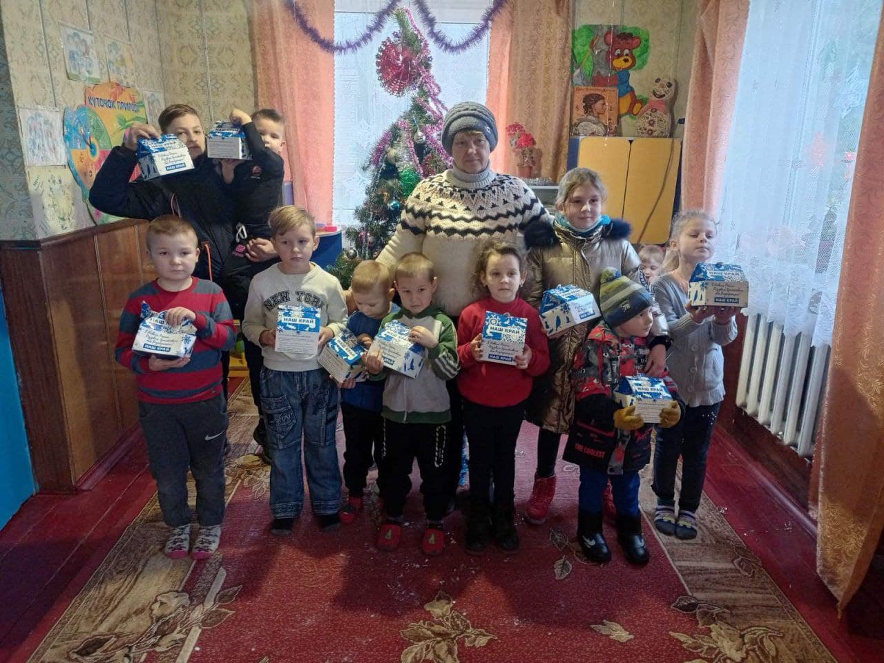 vchorajshenska - Дети Вчерайшенской громады на Житомирщине присоединились к акции от «Нашего края»